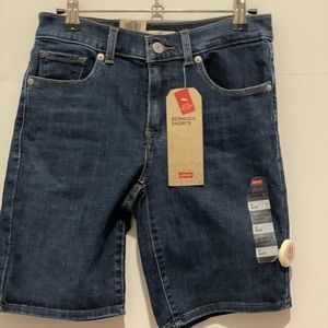 New Levi denim shorts - dark blue
